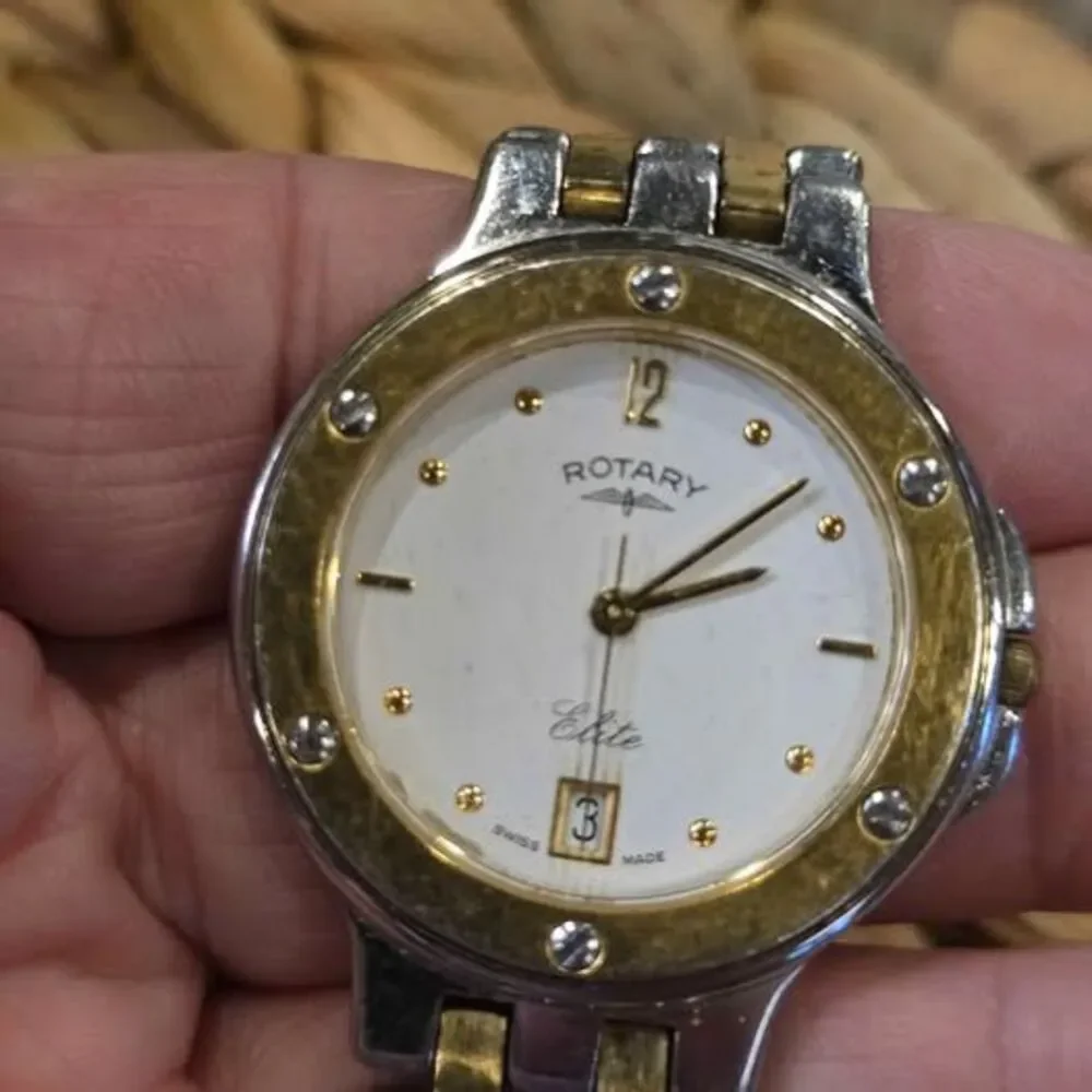 Project As-is Rotary Elite Swiss Watch
